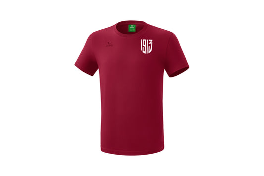 "1913" T-Shirt Bordeauxrot